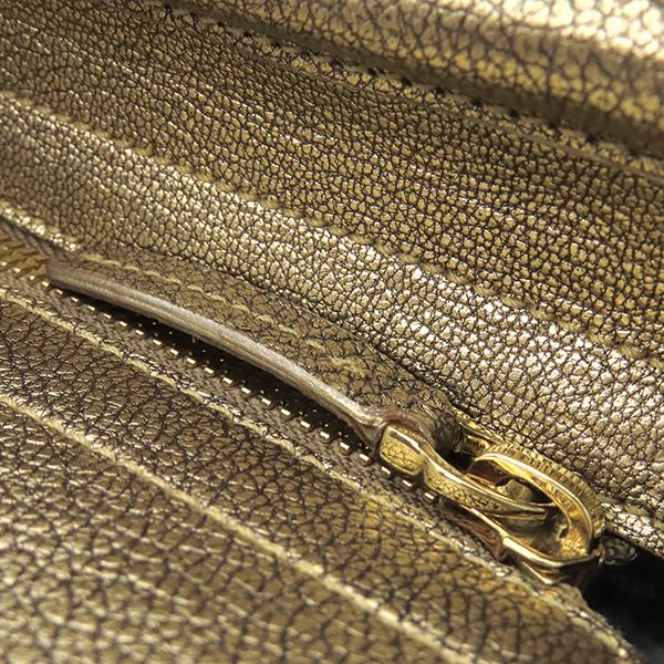 Cartier Shoulder Bag LA Donya Chain Shoulder Leather Gold Hardware Gold