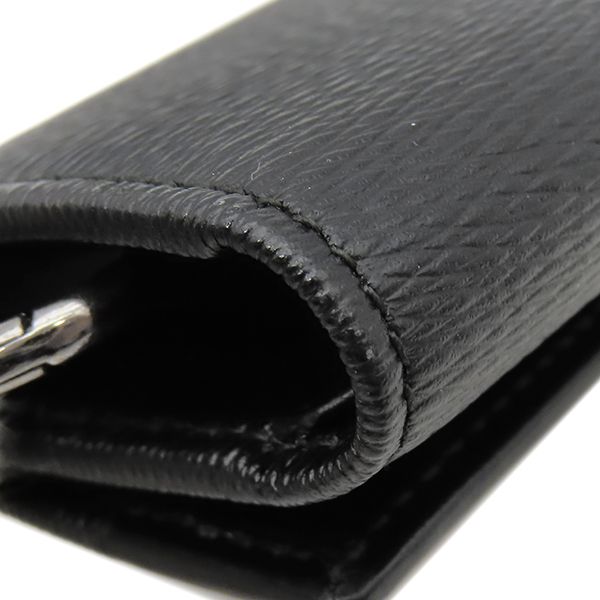 Bvlgari Bvlgari Key Case Serpenti Scaglie Man Leather Black Silver Hardware 6