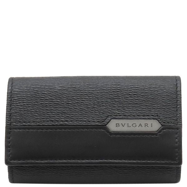 Bvlgari Bvlgari Key Case Serpenti Scaglie Man Leather Black Silver Hardware 6