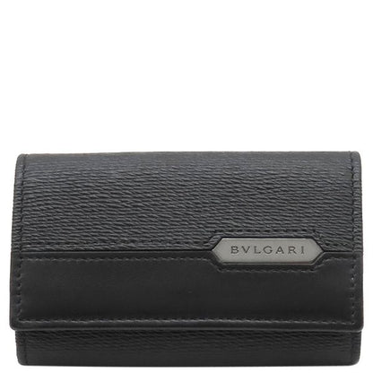 Bvlgari Bvlgari Key Case Serpenti Scaglie Man Leather Black Silver Hardware 6