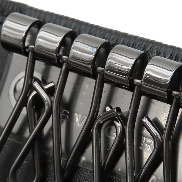 Bvlgari Bvlgari Key Case Serpenti Scaglie Man Leather Black Silver Hardware 6