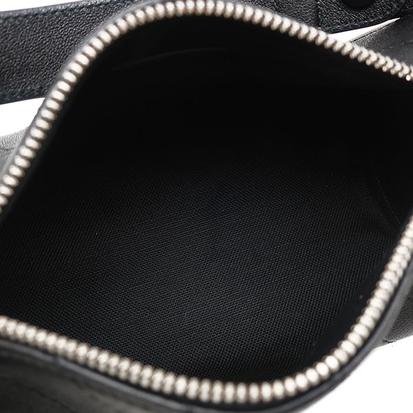 Gucci Shoulder Bag Blondi One Shoulder Leather Black Silver Hardware Black