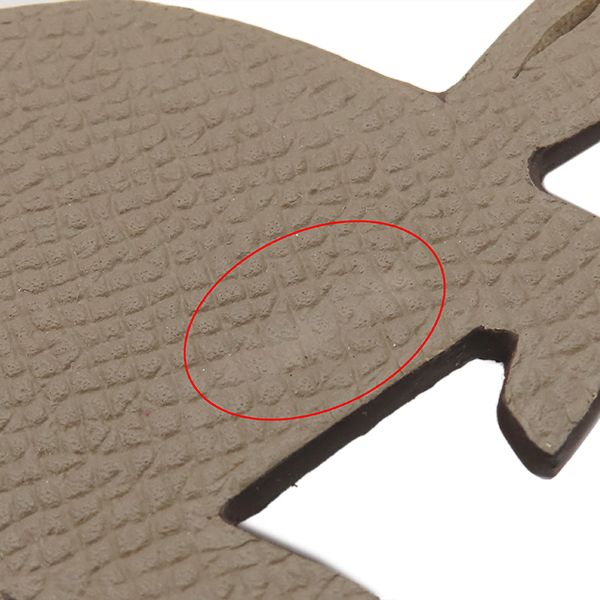 Hermes Bag Charm Petit Ash Sal Vaux Epson Togo Grey and Navy Blue Monkey Charm