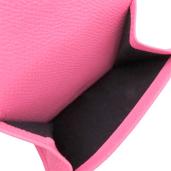 Balenciaga Trifold Wallet Ville Mini Wallet Calf Pink Silver Hardware Compact