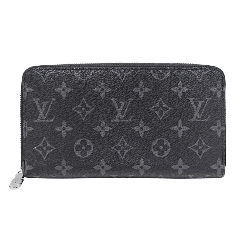 Louis Vuitton Wallets Men's Branded Long Wallet Monogram Eclipse Zippy Organizer