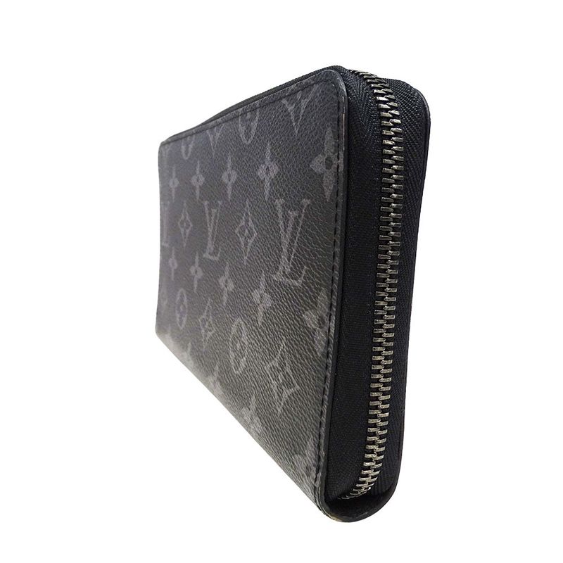 Louis Vuitton Wallets Men's Branded Long Wallet Monogram Eclipse Zippy Organizer