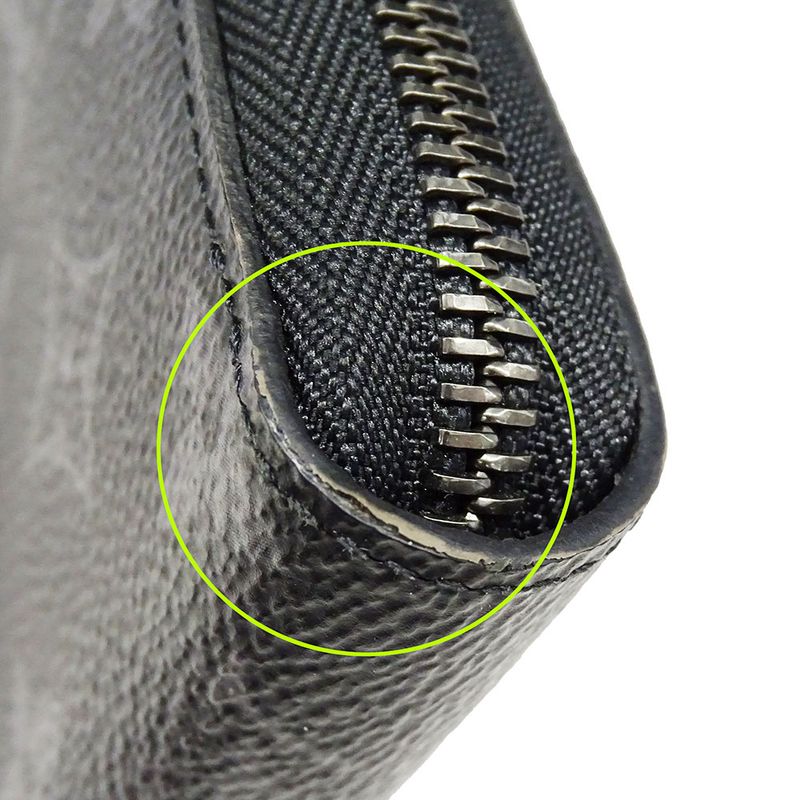 Louis Vuitton Wallets Men's Branded Long Wallet Monogram Eclipse Zippy Organizer