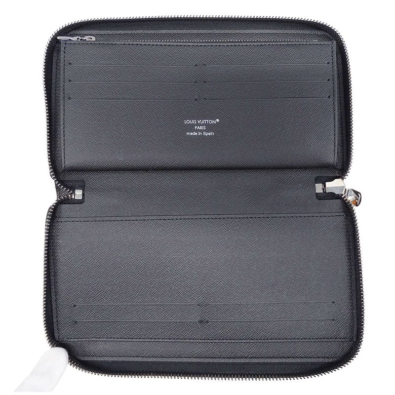 Louis Vuitton Wallets Men's Branded Long Wallet Monogram Eclipse Zippy Organizer