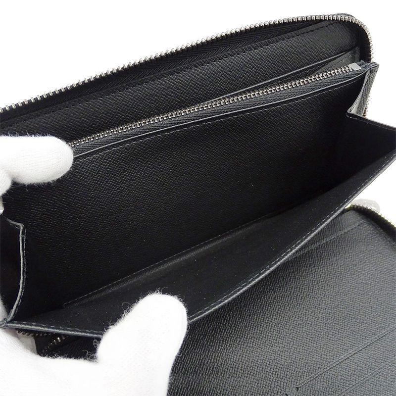 Louis Vuitton Wallets Men's Branded Long Wallet Monogram Eclipse Zippy Organizer