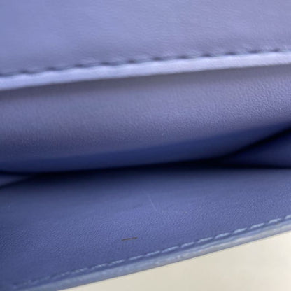 Louis Vuitton M91224 Motto Shoulder Bag Pochette Monogram Vernis Blue Vintage