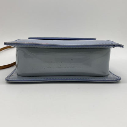 Louis Vuitton M91224 Motto Shoulder Bag Pochette Monogram Vernis Blue Vintage