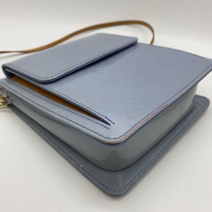 Louis Vuitton M91224 Motto Shoulder Bag Pochette Monogram Vernis Blue Vintage