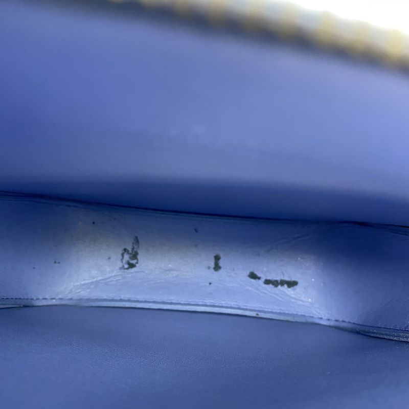 Louis Vuitton M91224 Motto Shoulder Bag Pochette Monogram Vernis Blue Vintage