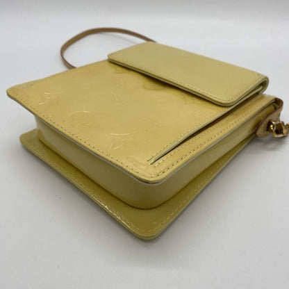 Louis Vuitton M91059 Motto Shoulder Bag Pochette Monogram Vernis Yellow Vintage