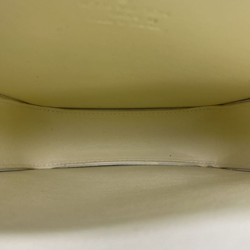 Louis Vuitton M91059 Motto Shoulder Bag Pochette Monogram Vernis Yellow Vintage