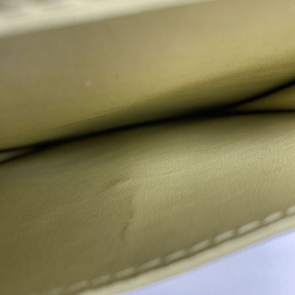 Louis Vuitton M91059 Motto Shoulder Bag Pochette Monogram Vernis Yellow Vintage