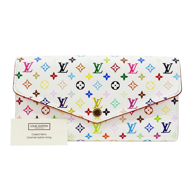 Louis Vuitton Wallets Ladies Branded Long Wallet Monogram Multicolor Portefeuill