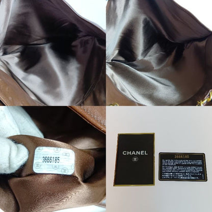 Chanel Cocomark Chain Tote Bag Brown