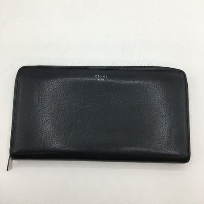 Celine Round Zipper Wallet S Tn 3185 Black