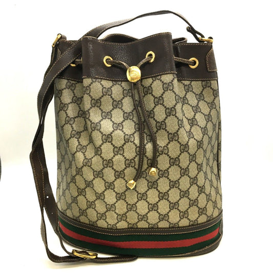 Gucci Shoulder Bag Draw String Bag Old Gucci Sherry Line 164.02.085