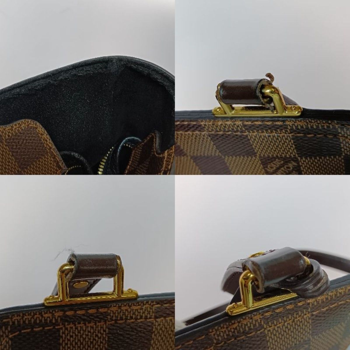 Louis Vuitton Damier Jersey Tote Bag N44023 Noir with Strap