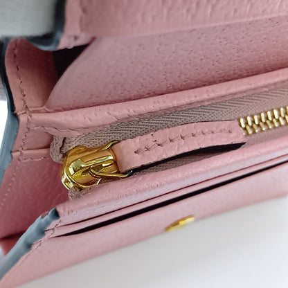 Gucci Ggmarmont Bifold Wallet Straberry & Cherry Marmont 456125 203887 Pink