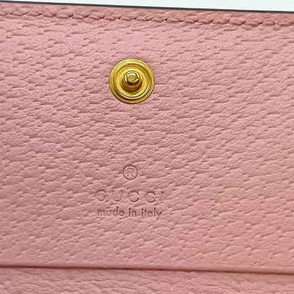 Gucci Ggmarmont Bifold Wallet Straberry & Cherry Marmont 456125 203887 Pink