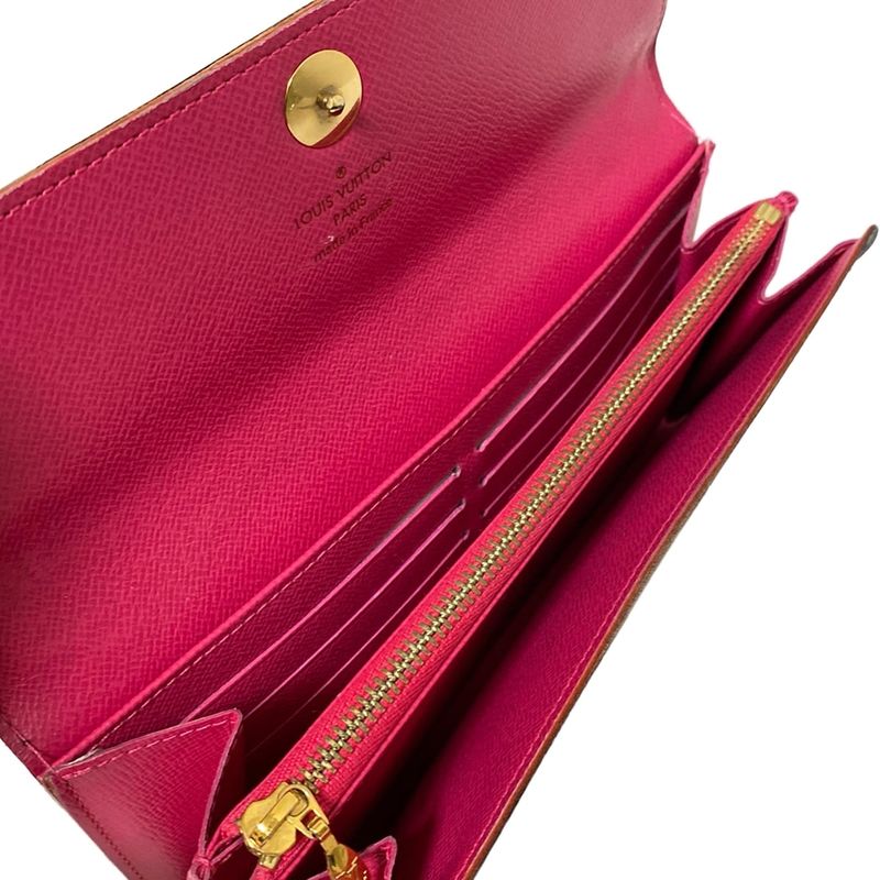 Louis Vuitton Monogram Multicolor Portefeuille Sarah M93747 Grenade Long Wallet