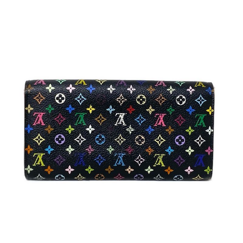 Louis Vuitton Monogram Multicolor Portefeuille Sarah M93747 Grenade Long Wallet