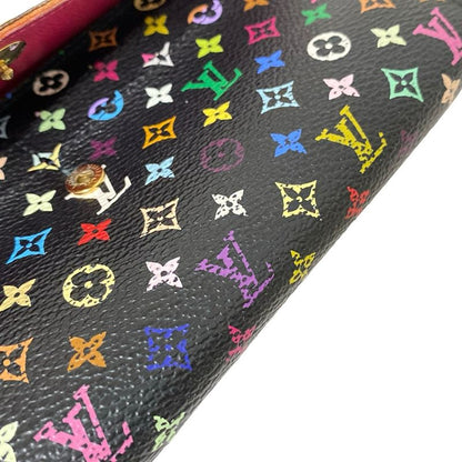 Louis Vuitton Monogram Multicolor Portefeuille Sarah M93747 Grenade Long Wallet