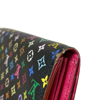 Louis Vuitton Monogram Multicolor Portefeuille Sarah M93747 Grenade Long Wallet