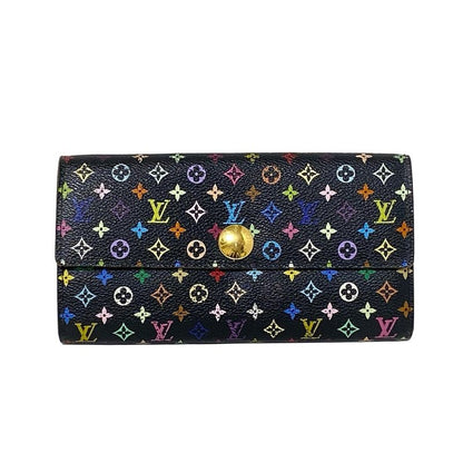 Louis Vuitton Monogram Multicolor Portefeuille Sarah M93747 Grenade Long Wallet