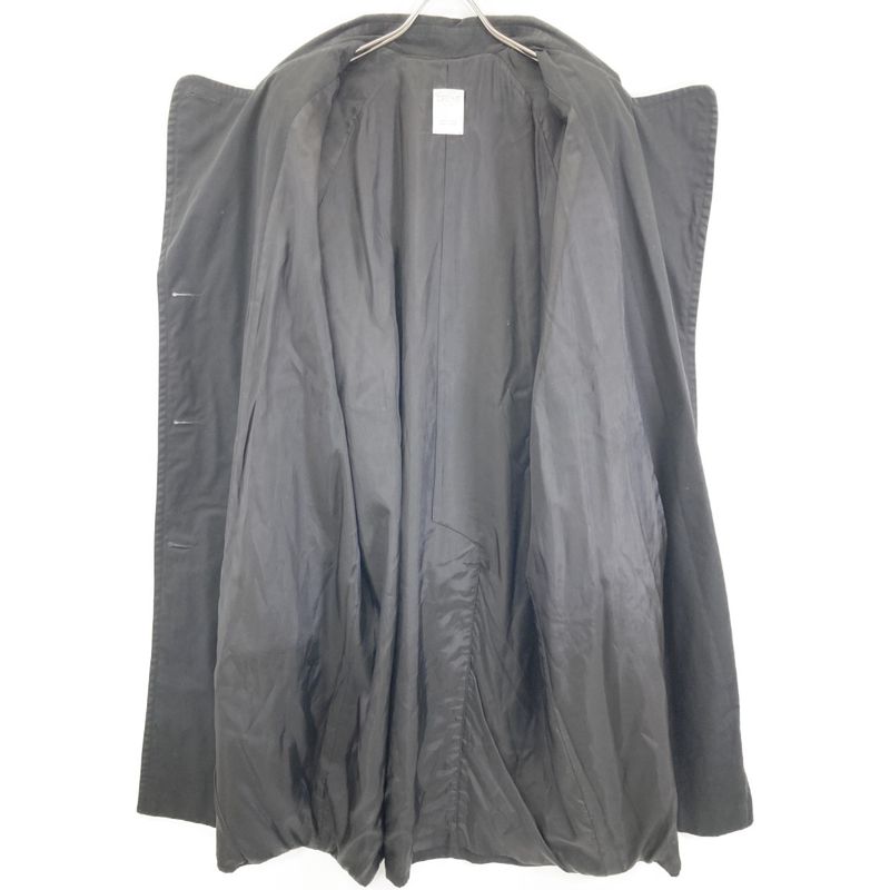 Celine JC Period Black Gold Button Trench Coat 90s No Description