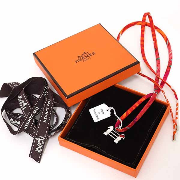 Hermes Silk Bracelet Choker Charm 2017 Paris Main Store Limited Not Released In