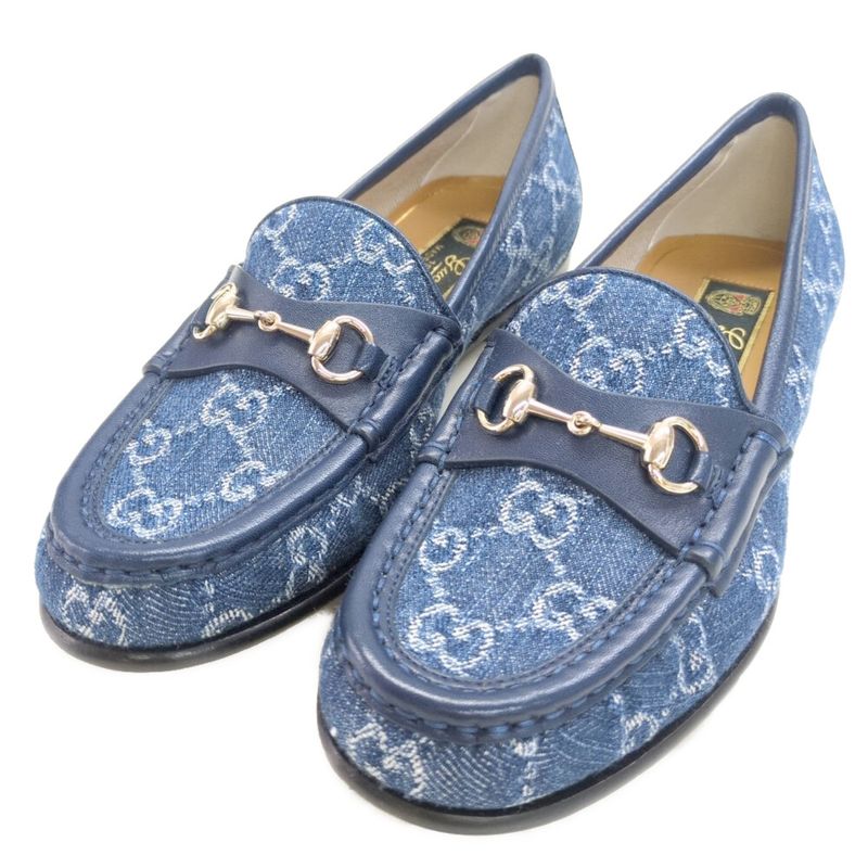 Gucci Horsebit 1953 Loafer Shoes / 815526 / 36 / Blue / Next Day Delivery