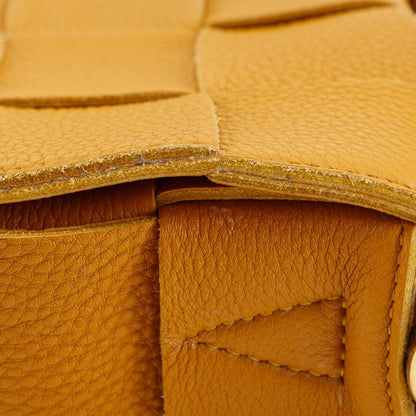 Bottega Veneta Bottega Veneta Cassette Intrecciato 666870 Calf Camel Women