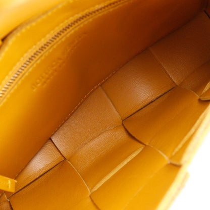 Bottega Veneta Bottega Veneta Cassette Intrecciato 666870 Calf Camel Women