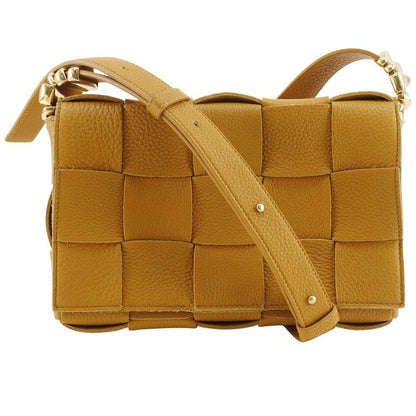 Bottega Veneta Bottega Veneta Cassette Intrecciato 666870 Calf Camel Women