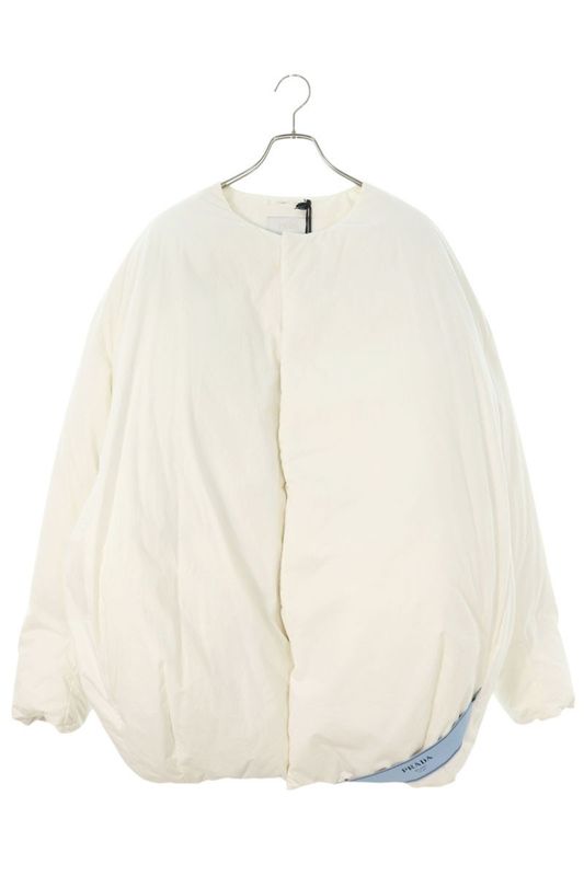 Prada 23AW Sgc355 S232 1U71 Linylon Oversized Cotton Blouson Men's S