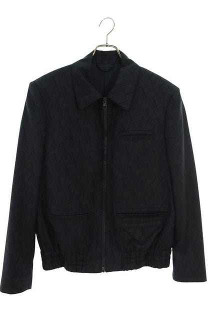 Louis Vuitton 24AW Rm242mf DLI Hrfb1e Tailored Wool Blouson With Logo All Over