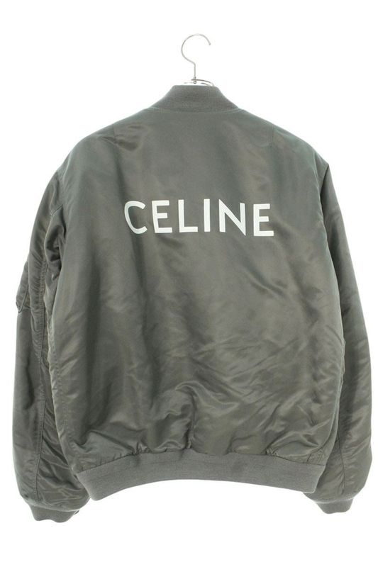 Celine 21AW 2w426889o Nylon Tsui Lou Zu Bomber Jacket Blouson Men's S
