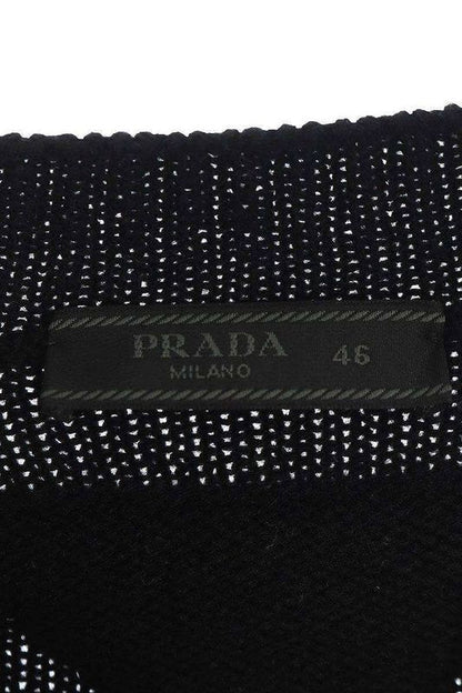 Prada 23SS Umg211 Triangle Logo Cashmere Cardigan Men's 46
