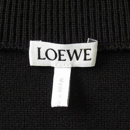 23AW Loewe Driver's Knit Jacket Blouson Oversized Zip Up Embossed Anagram Back