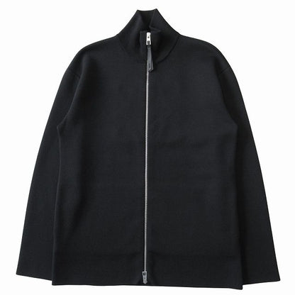 23AW Loewe Driver's Knit Jacket Blouson Oversized Zip Up Embossed Anagram Back