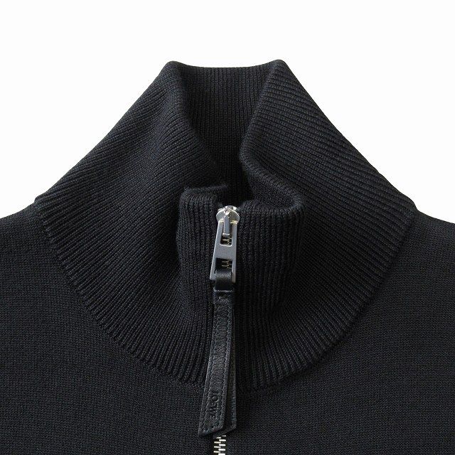 23AW Loewe Driver's Knit Jacket Blouson Oversized Zip Up Embossed Anagram Back