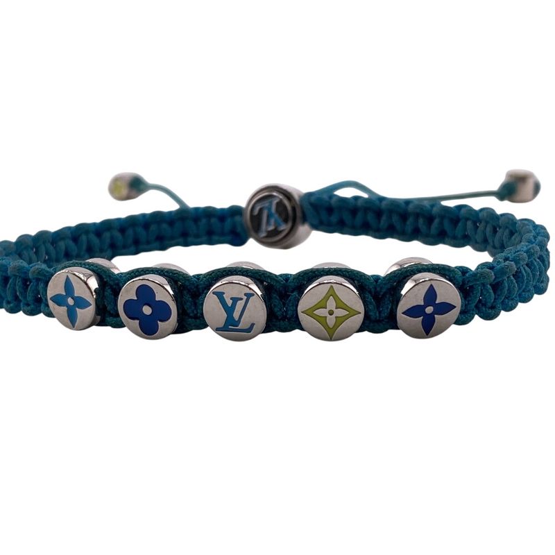 Louis Vuitton M1088a Bangle LV Initials Monogram Colors Bracelet Brand Name