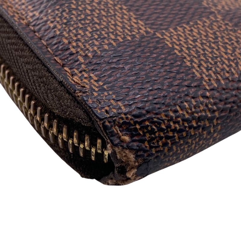 Louis Vuitton N60015 Zippy Wallet Damier Long Wallet Brand Card Holder Coin