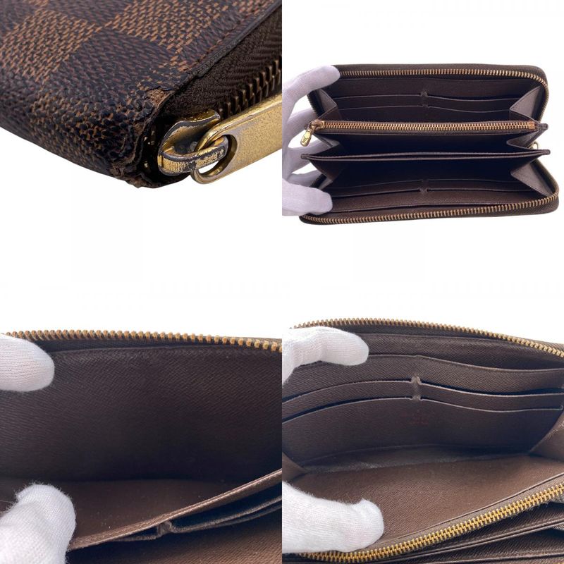 Louis Vuitton N60015 Zippy Wallet Damier Long Wallet Brand Card Holder Coin