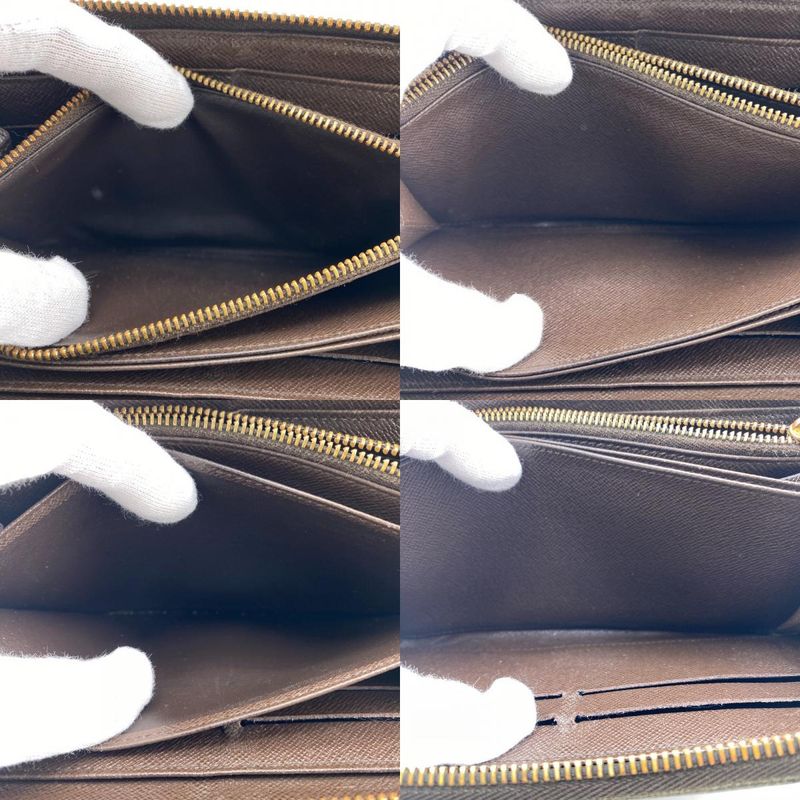 Louis Vuitton N60015 Zippy Wallet Damier Long Wallet Brand Card Holder Coin