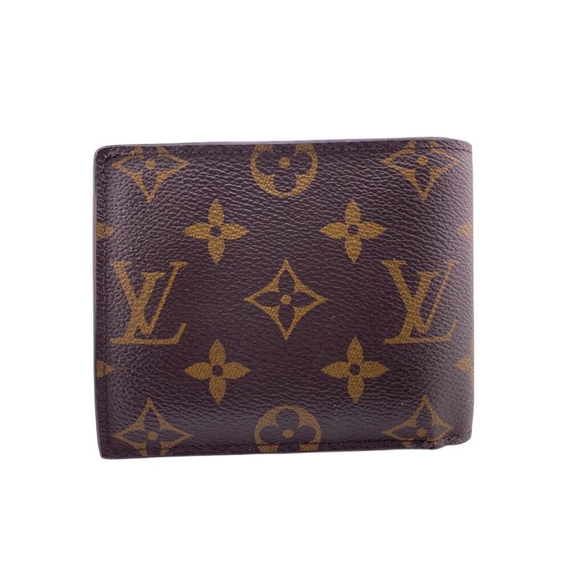 Louis Vuitton M62288 Portefeuille Marco NM Compact Wallet Monogram Fold Wallet